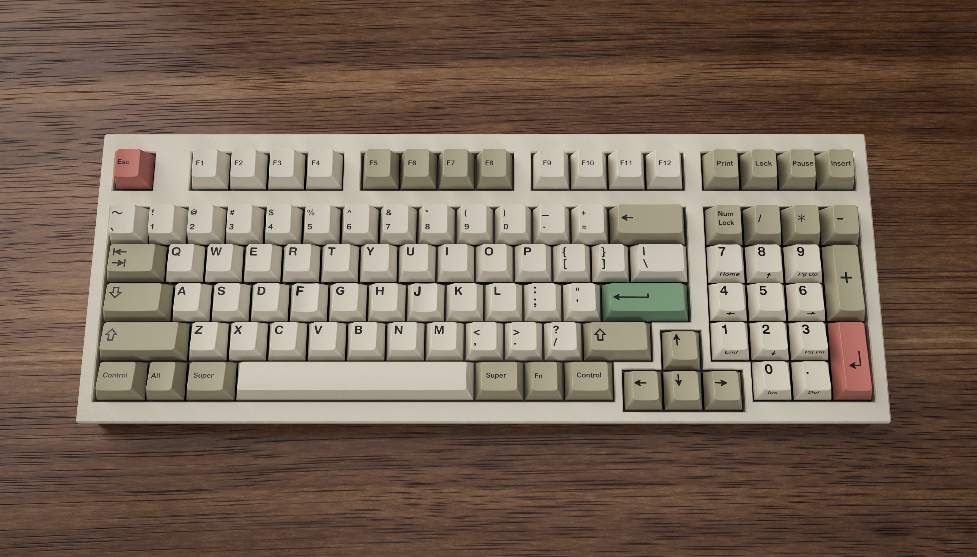 GMK 9009 on the 980 keyboard