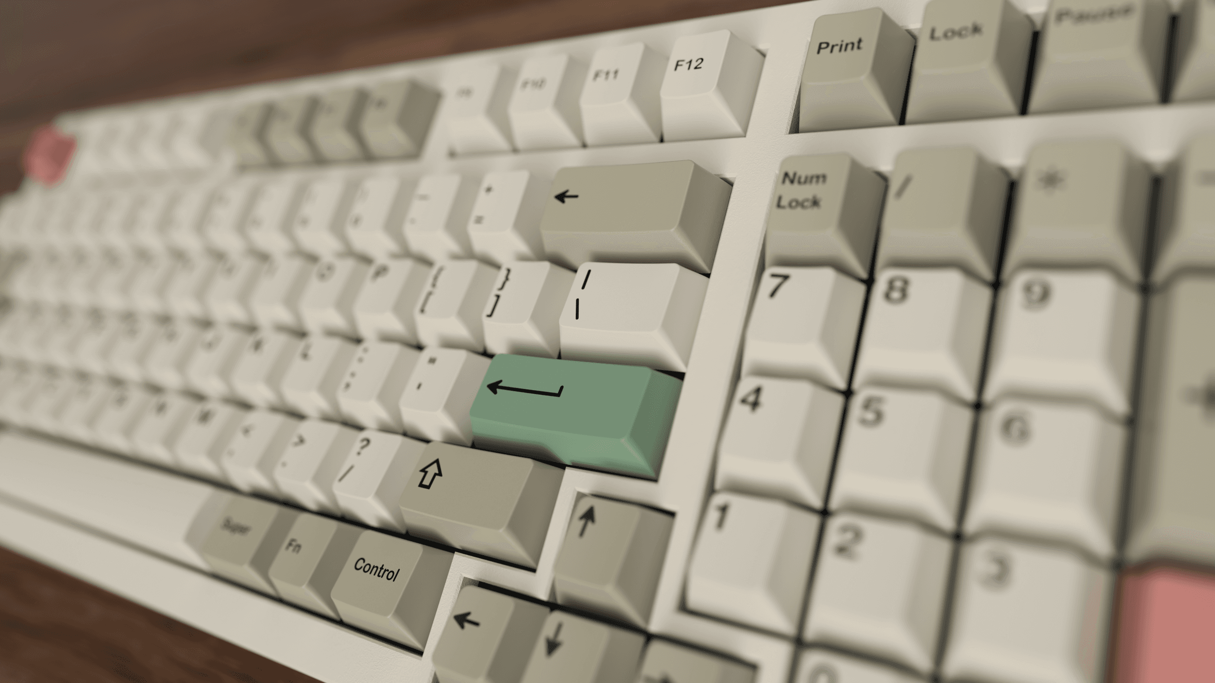 GMK 9009 on the 980 keyboard