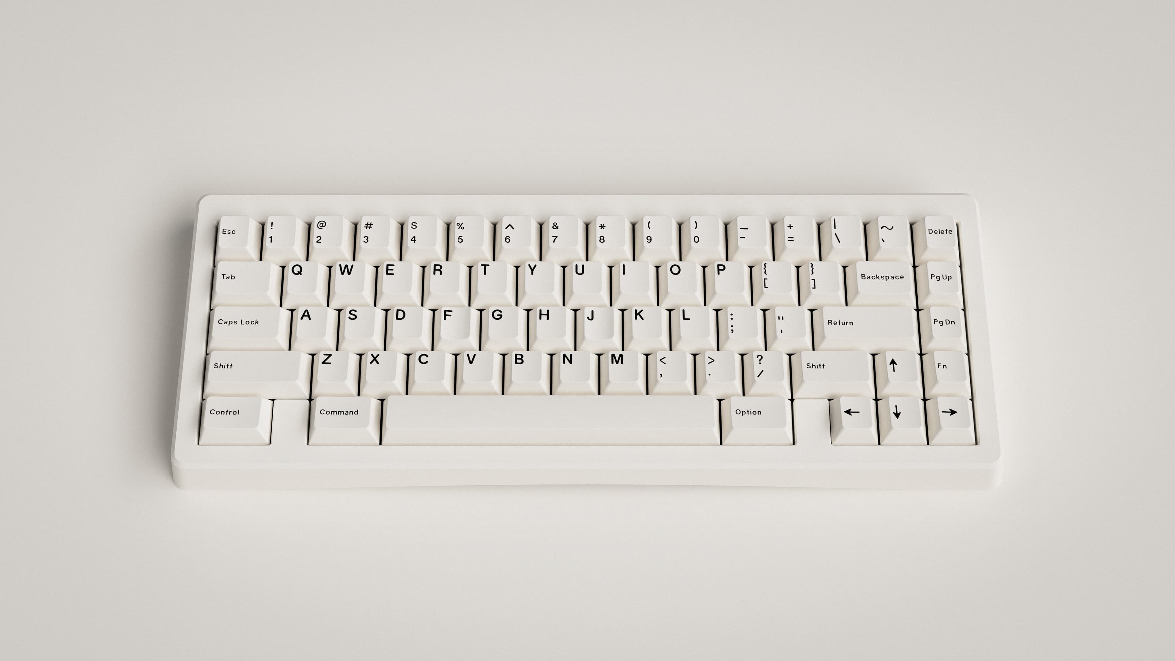 GMK Minimal on the Bauer keyboard