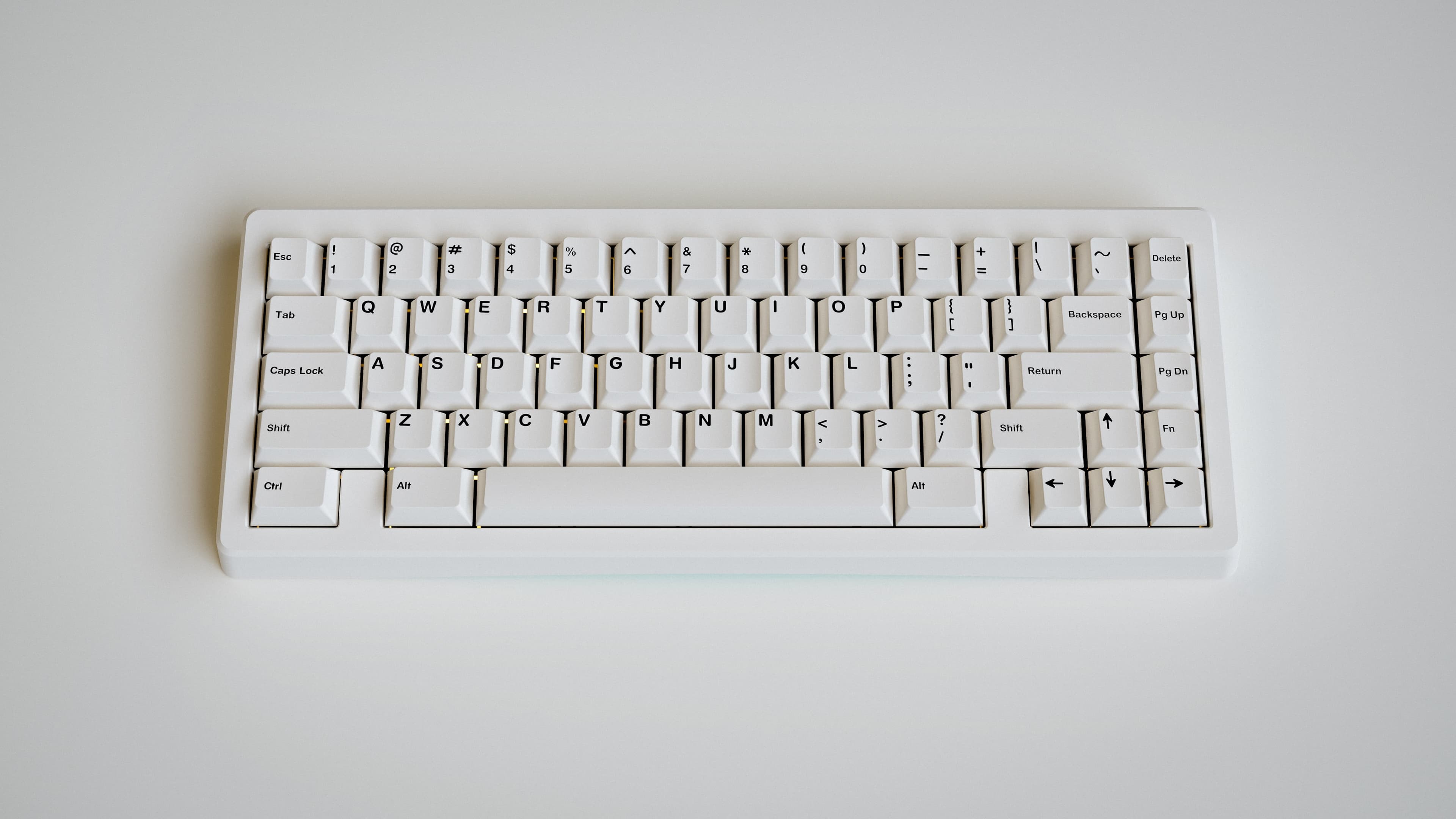 GMK Minimal on the Bauer keyboard
