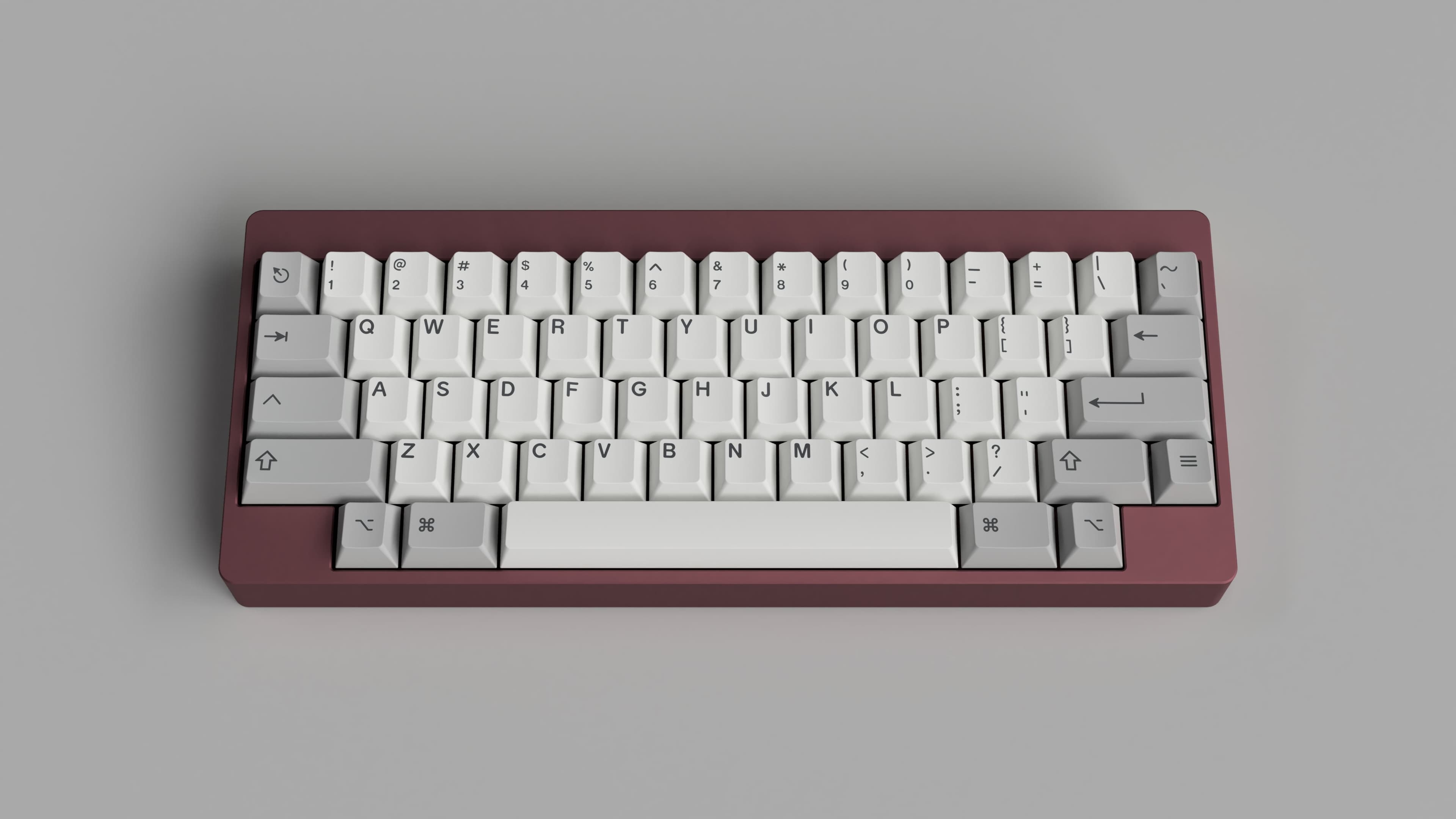 GMK Modern Dolch Light on the M60 keyboard