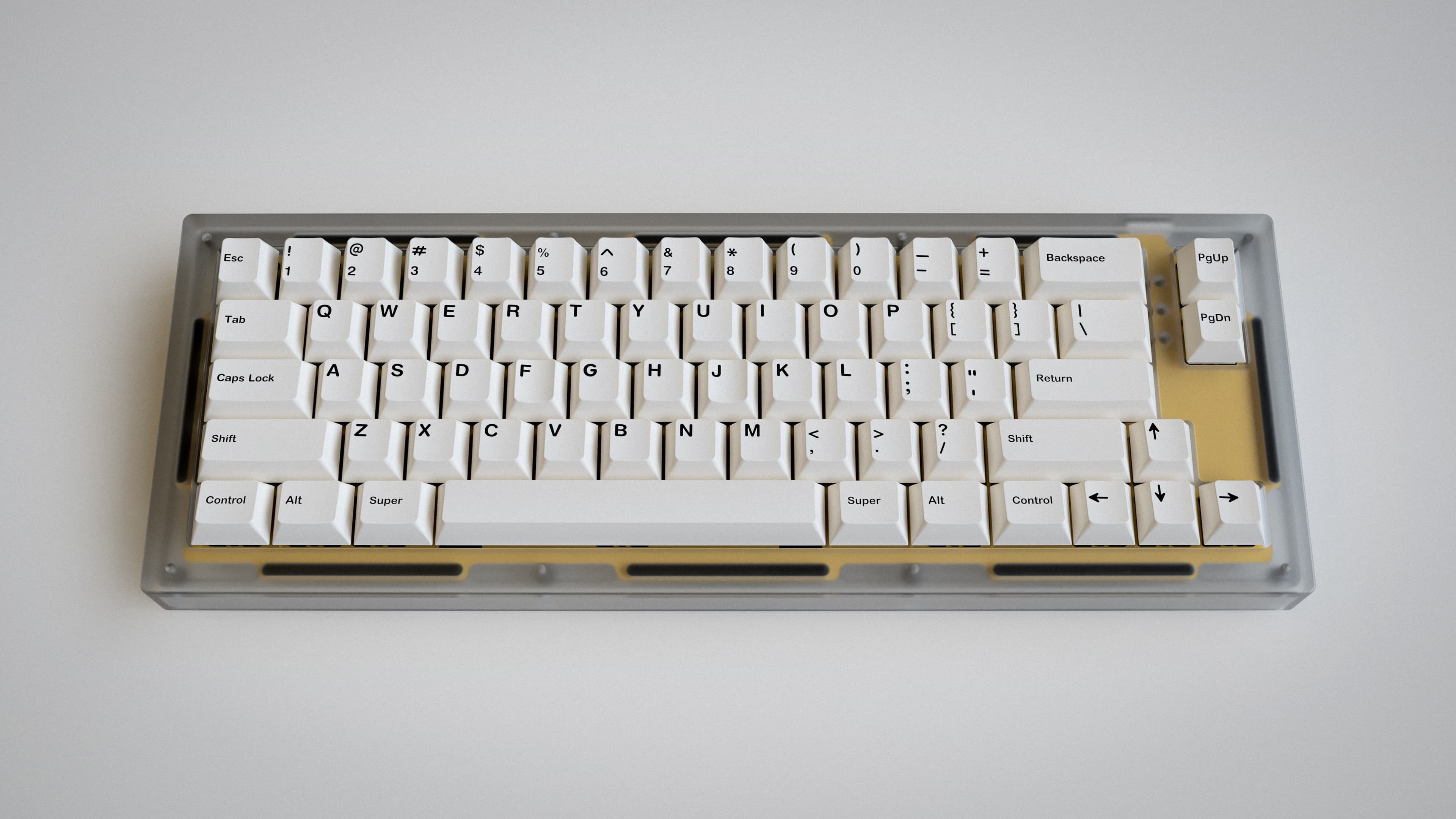 GMK Minimal on the Volcano keyboard