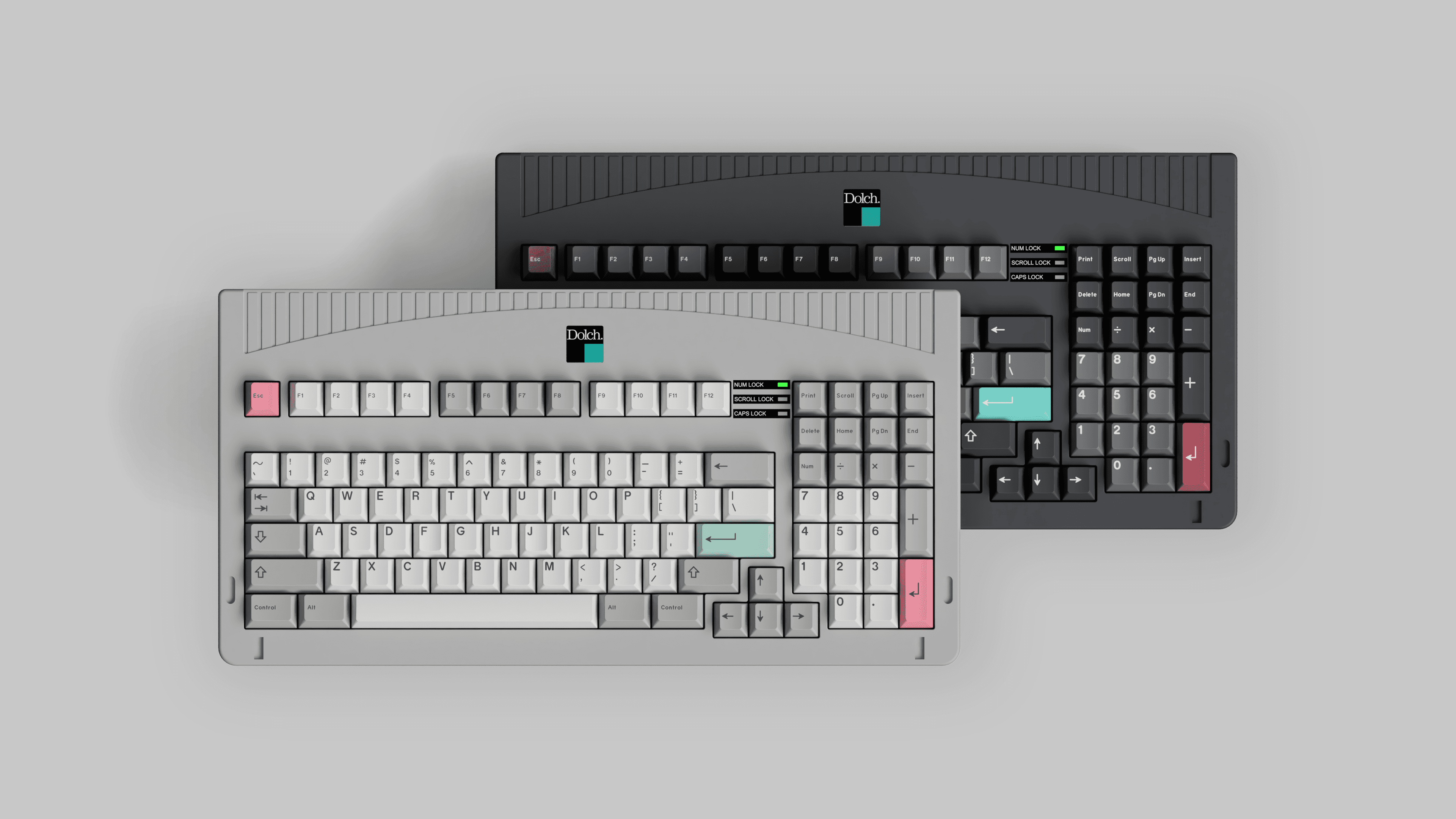 GMK Modern Dolch Light and Modern Dolch on Dolch PAC keyboards